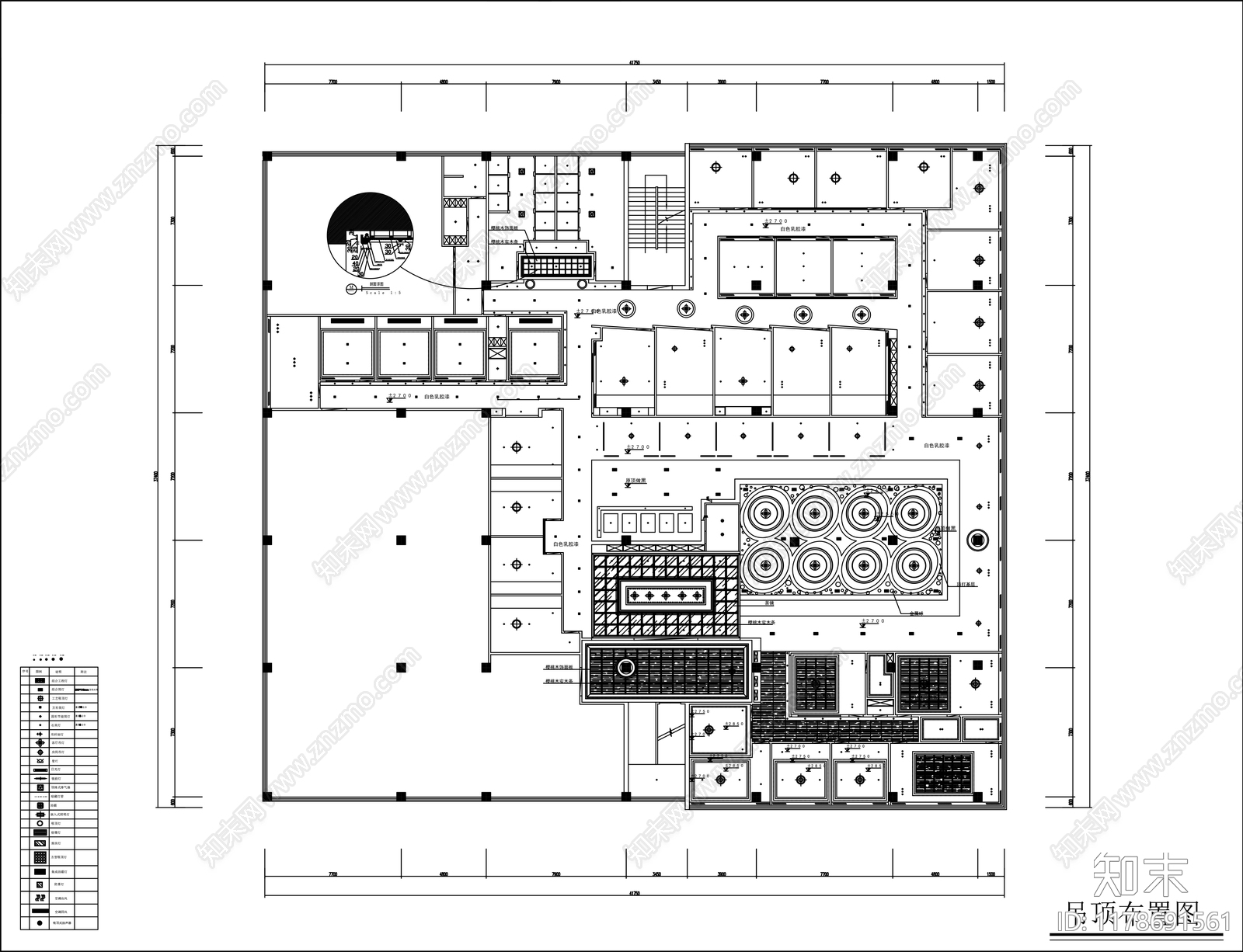 现代咖啡厅施工图下载【ID:1178691561】