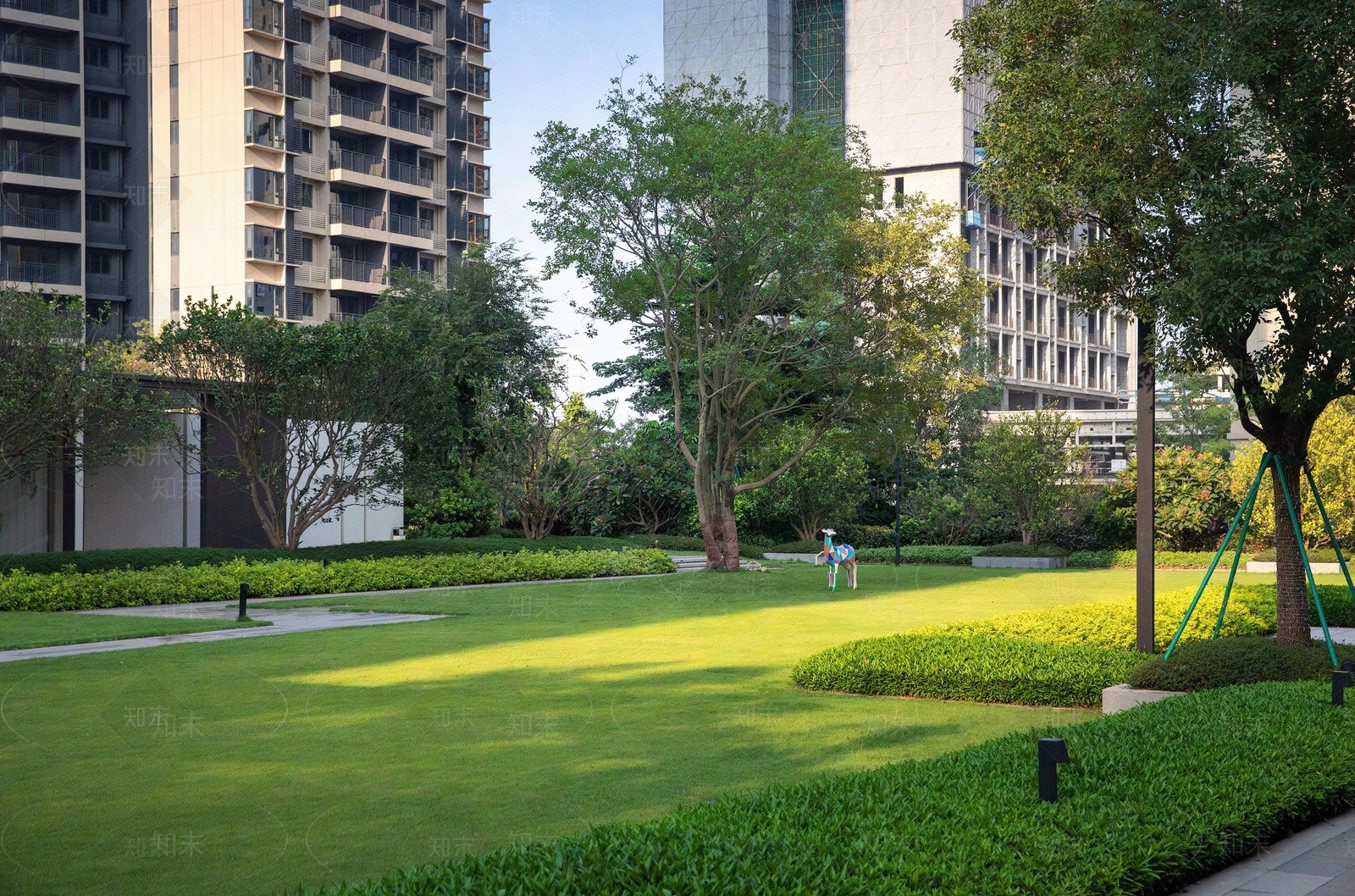 现代小区外景贴图下载【ID:1178703855】