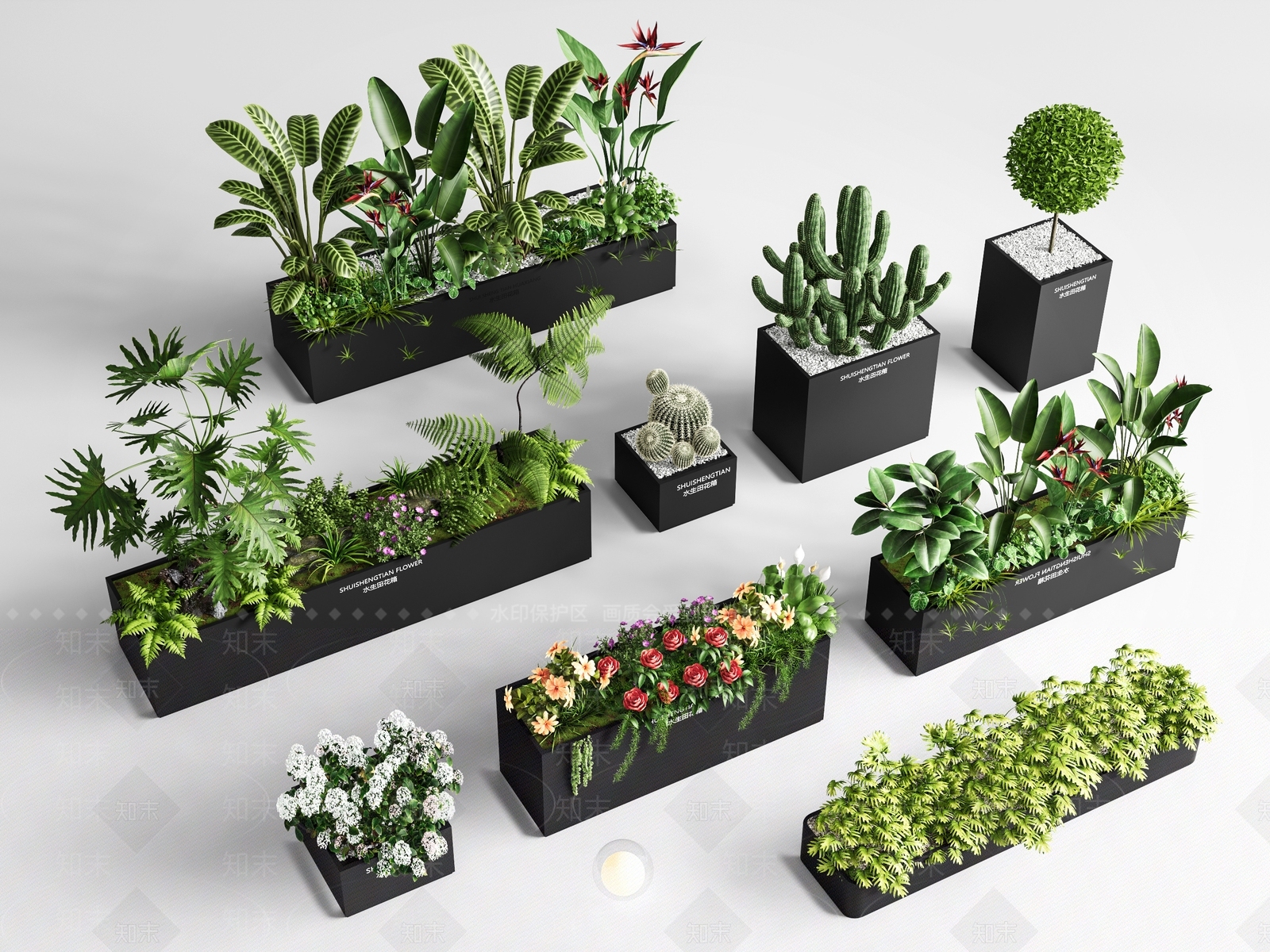 花箱3D模型下载【ID:1178716720】