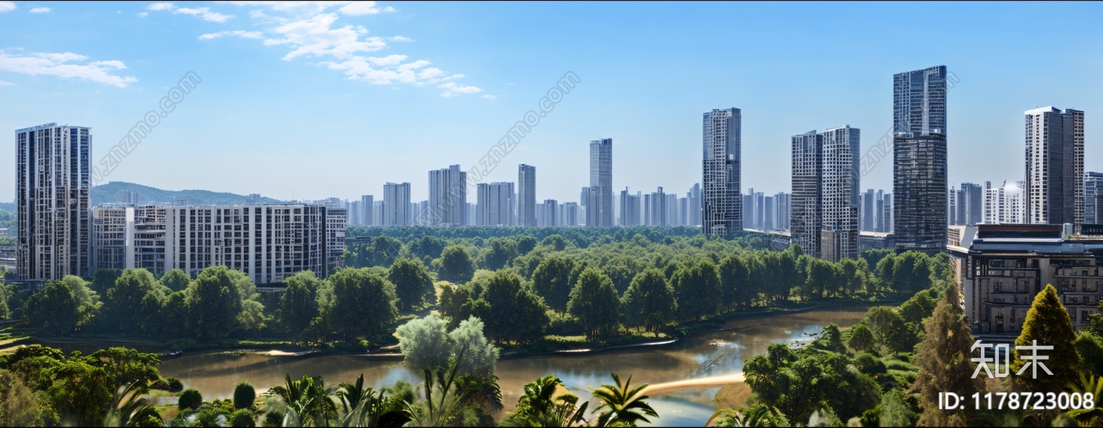 现代城市外景贴图下载【ID:1178723008】