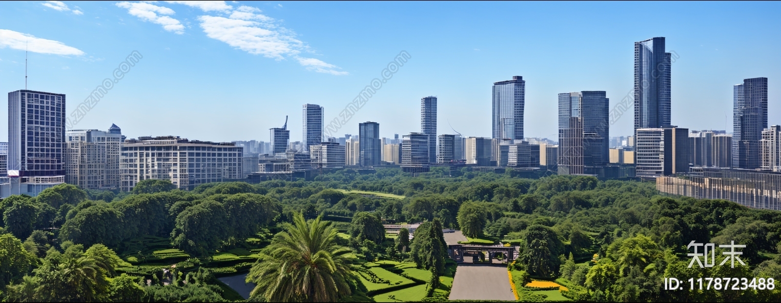 现代城市外景贴图下载【ID:1178723488】