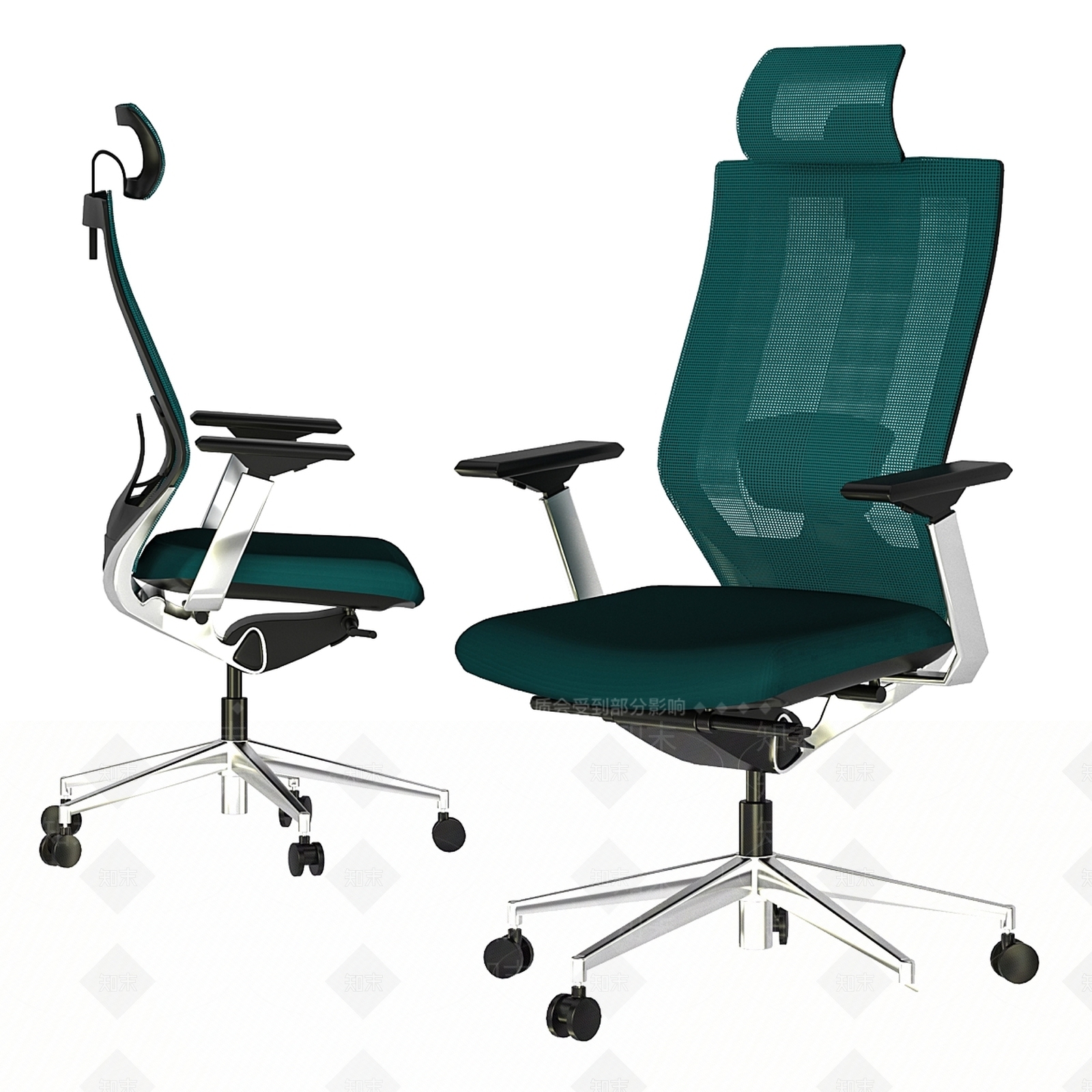 办公桌椅3D模型下载【ID:1178723536】