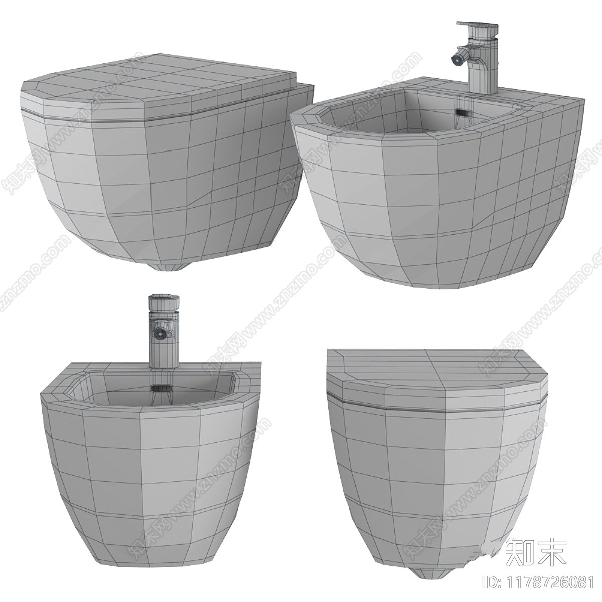 马桶3D模型下载【ID:1178726081】