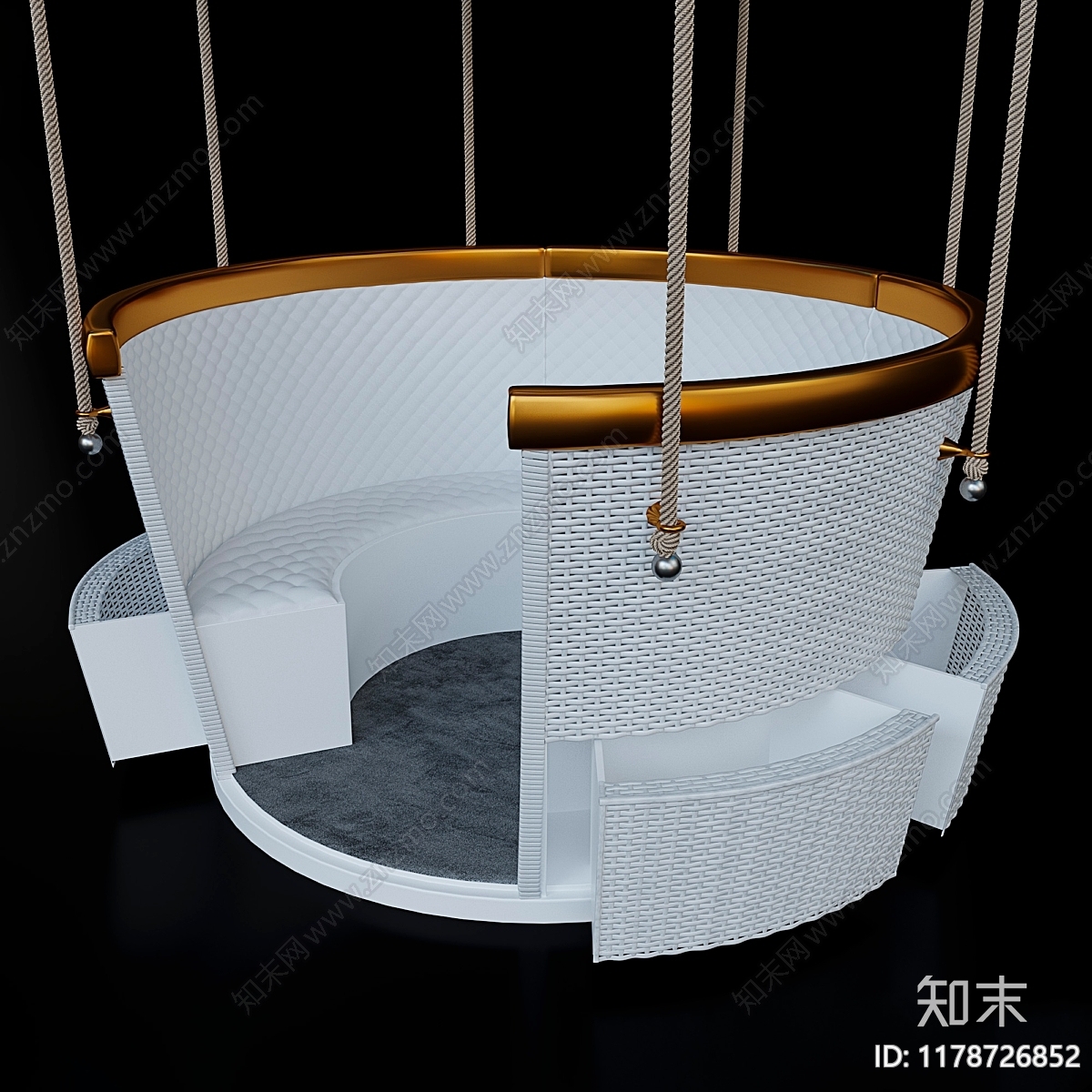 儿童床3D模型下载【ID:1178726852】