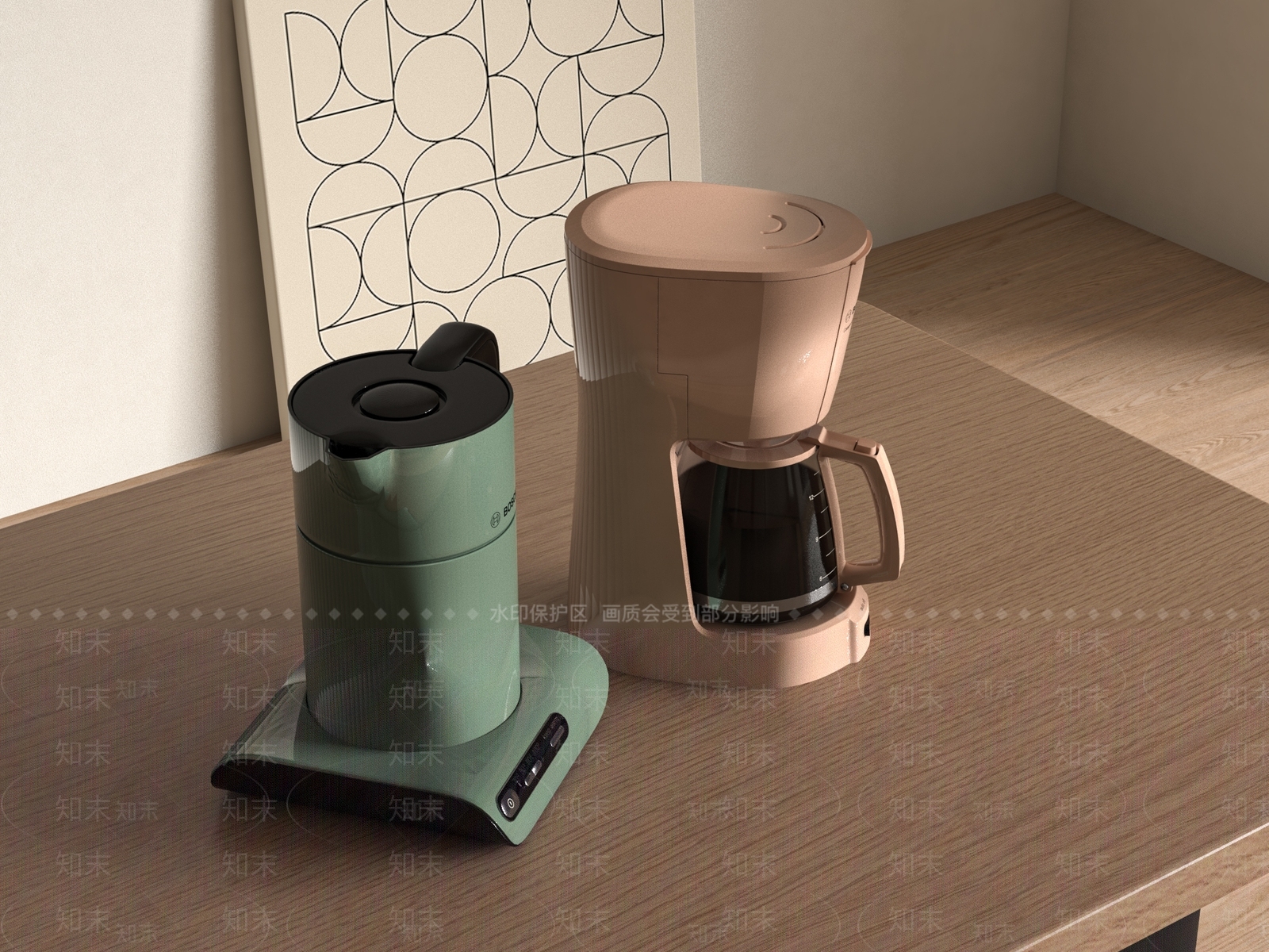 咖啡机SU模型下载【ID:1178733731】