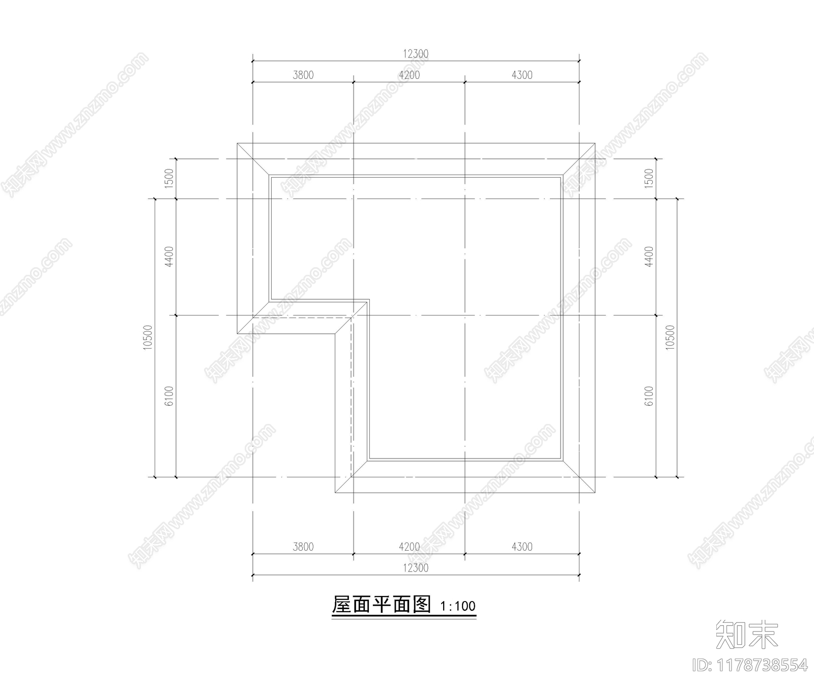 欧式别墅建筑施工图下载【ID:1178738554】