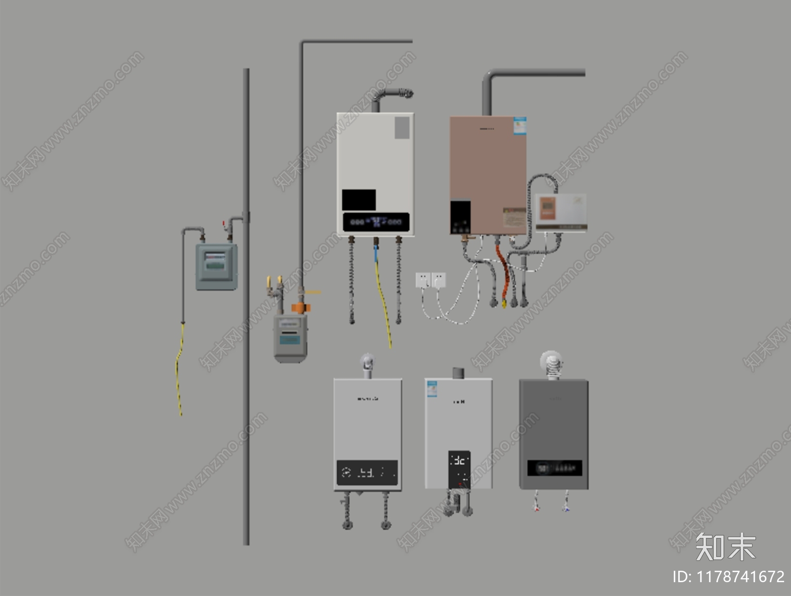 热水器SU模型下载【ID:1178741672】