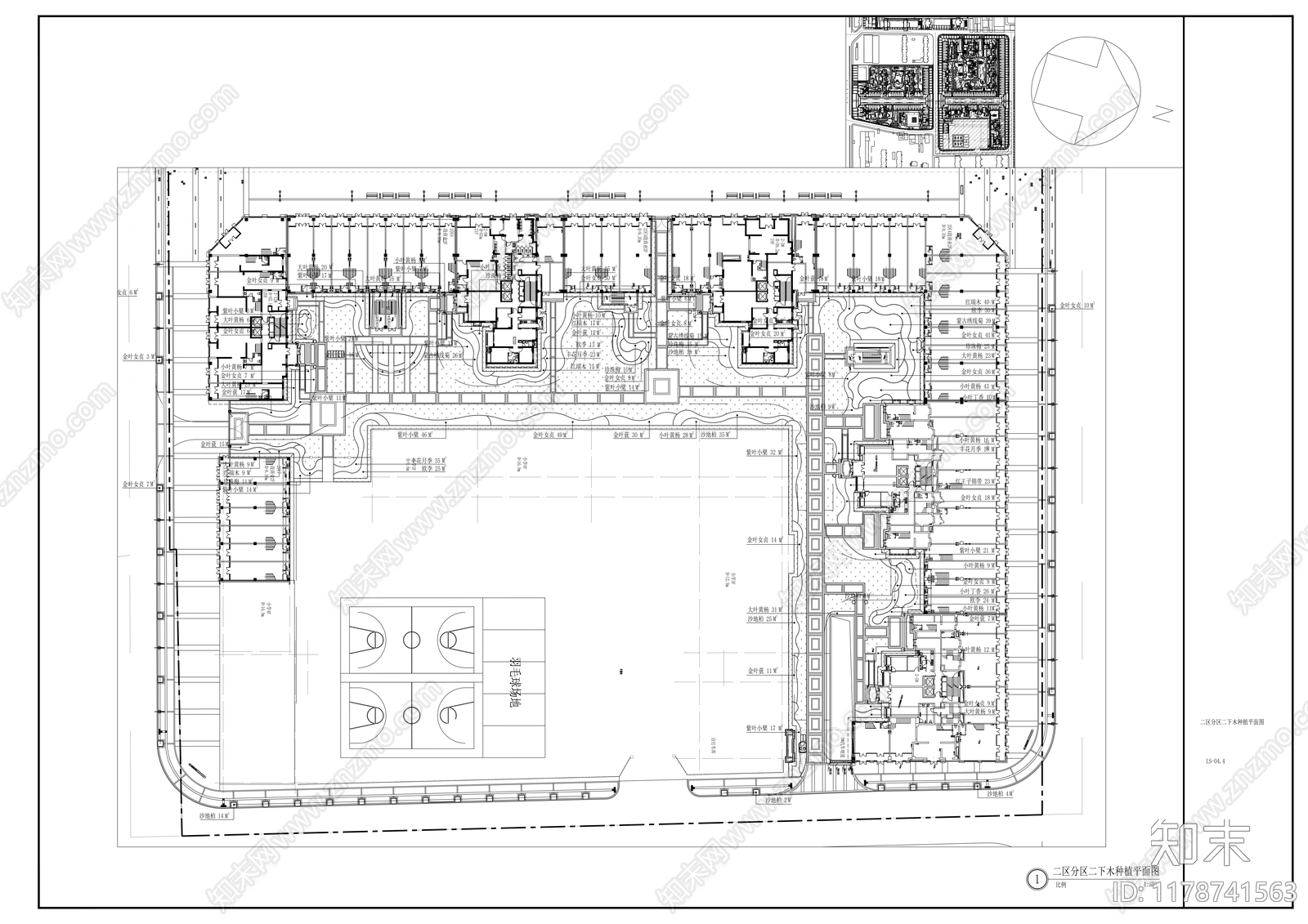 现代商业景观施工图下载【ID:1178741563】