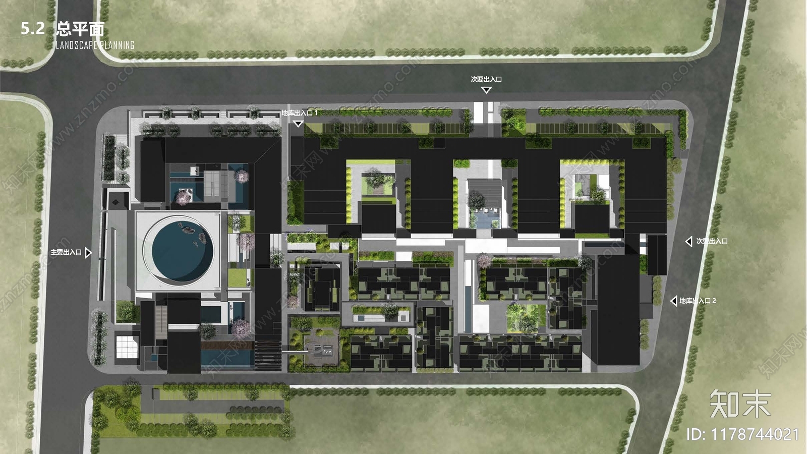 现代商业街区建筑下载【ID:1178744021】