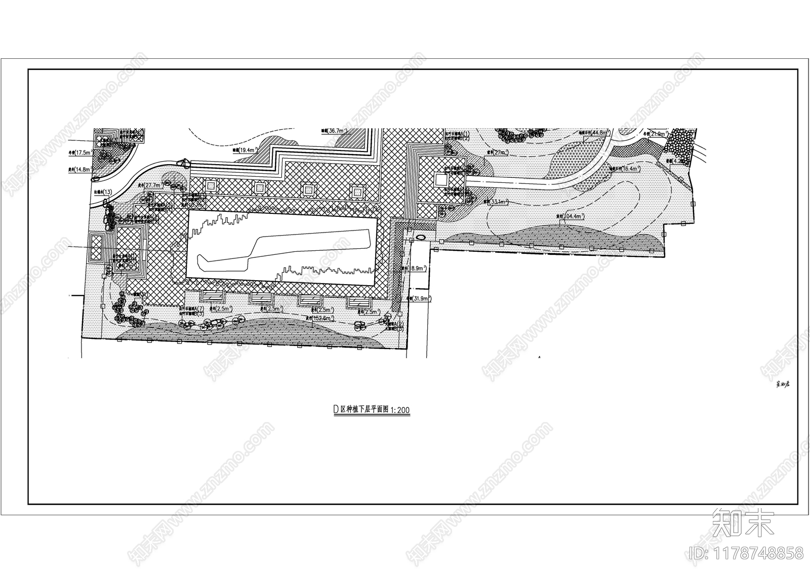 现代极简公园景观施工图下载【ID:1178748858】