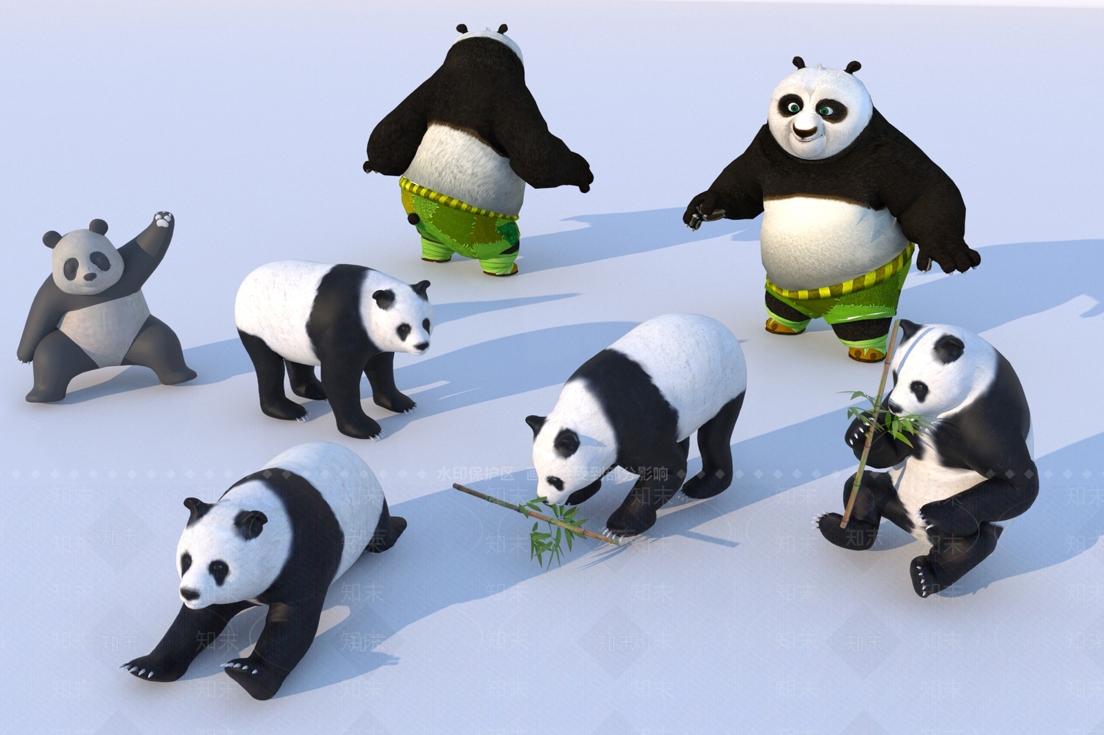 现代景观雕塑3D模型下载【ID:1178762423】