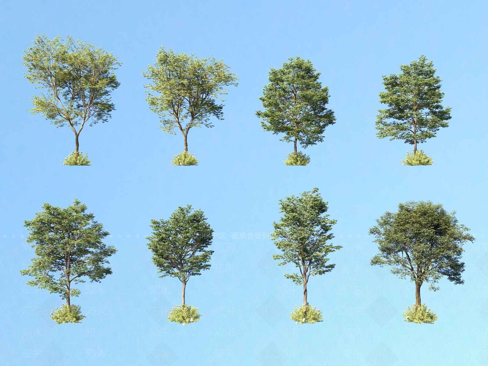 景观树3D模型下载【ID:1178766387】