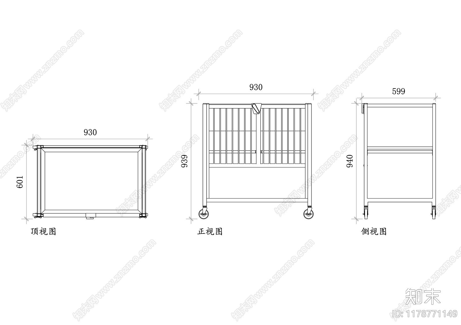 现代床cad施工图下载【ID:1178771149】