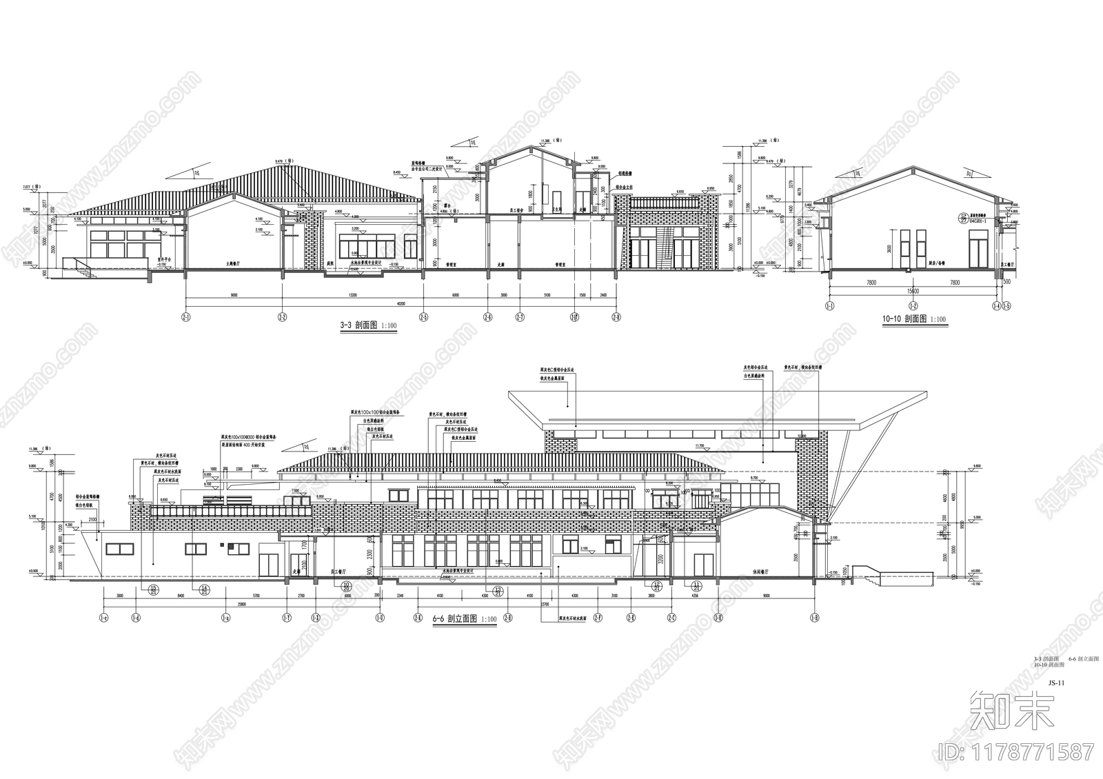 中式其他建筑施工图下载【ID:1178771587】