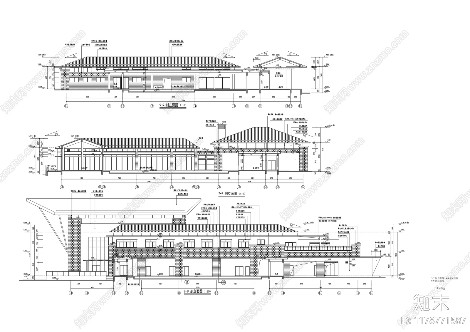 中式其他建筑施工图下载【ID:1178771587】