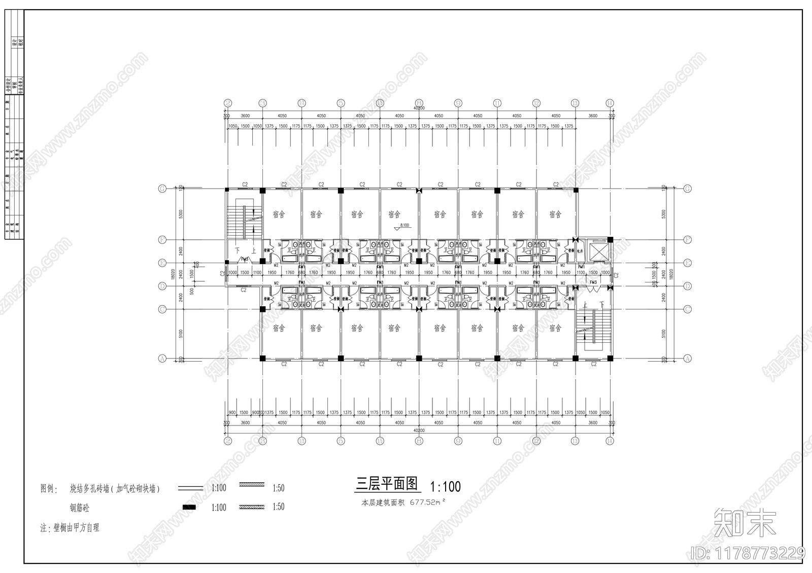 现代学校建筑施工图下载【ID:1178773229】