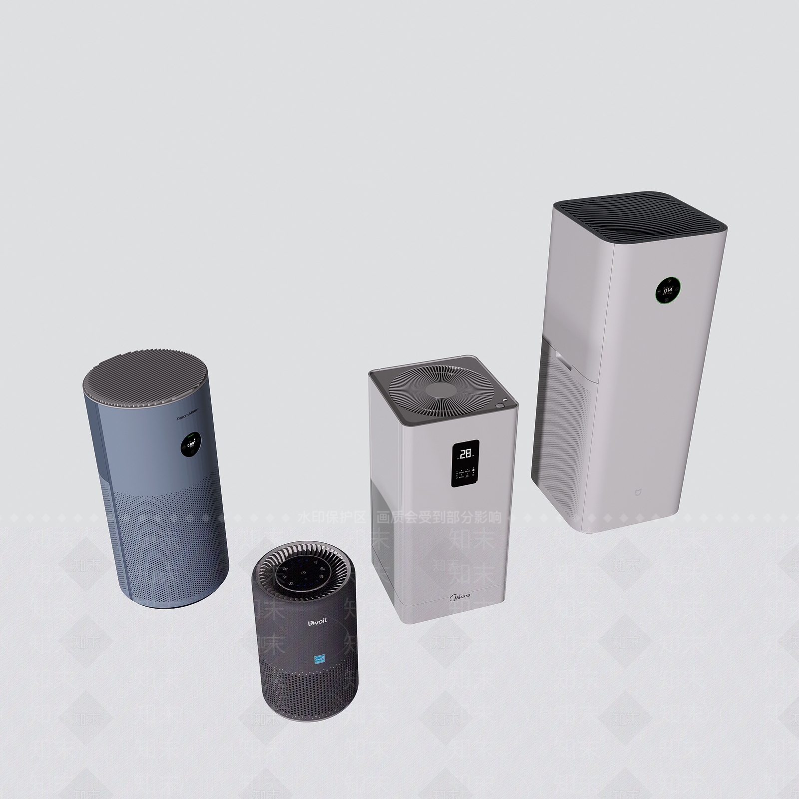 家用电器组合SU模型下载【ID:1178781108】