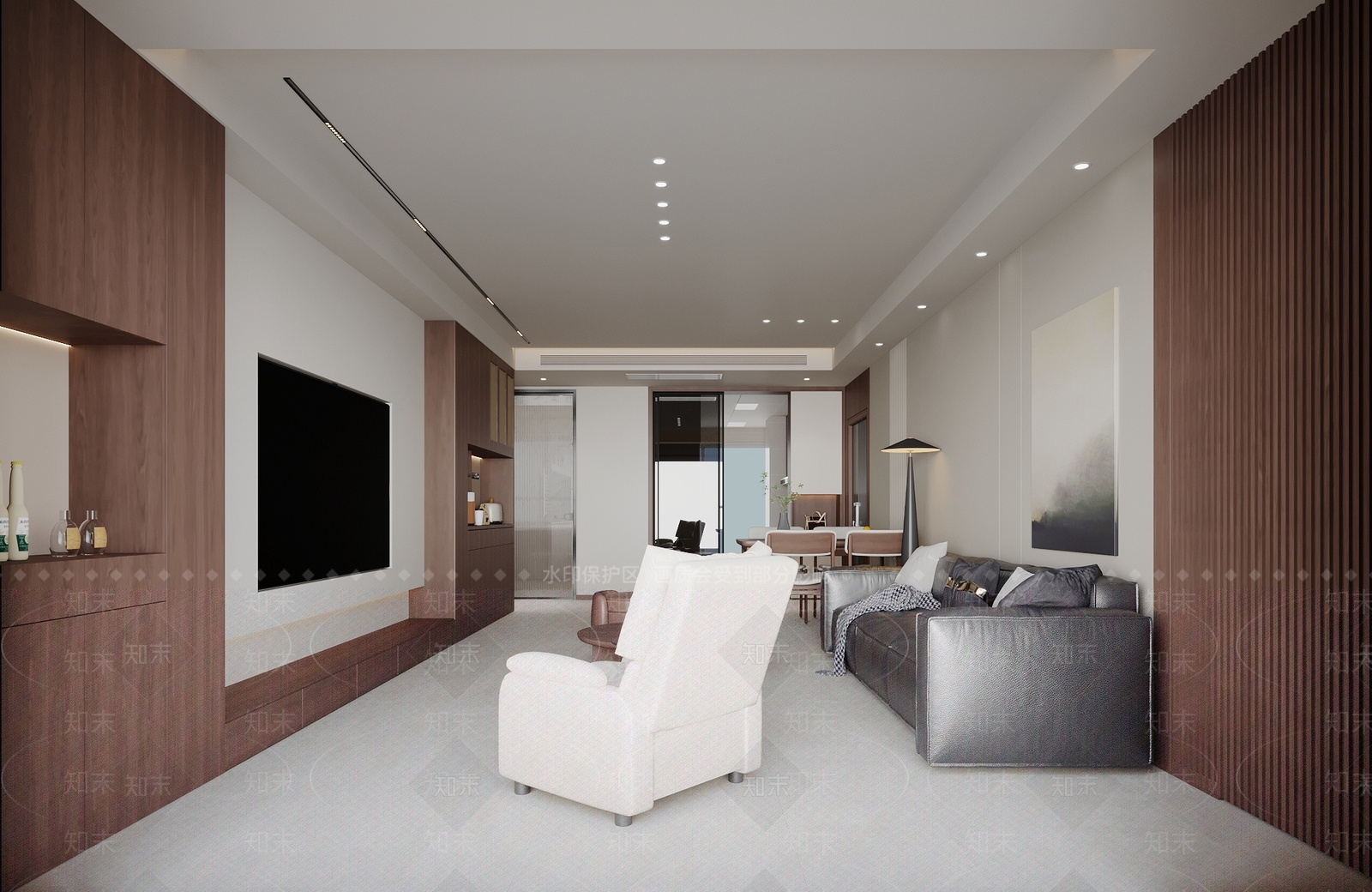 现代家居餐厅3D模型下载【ID:1214856801】