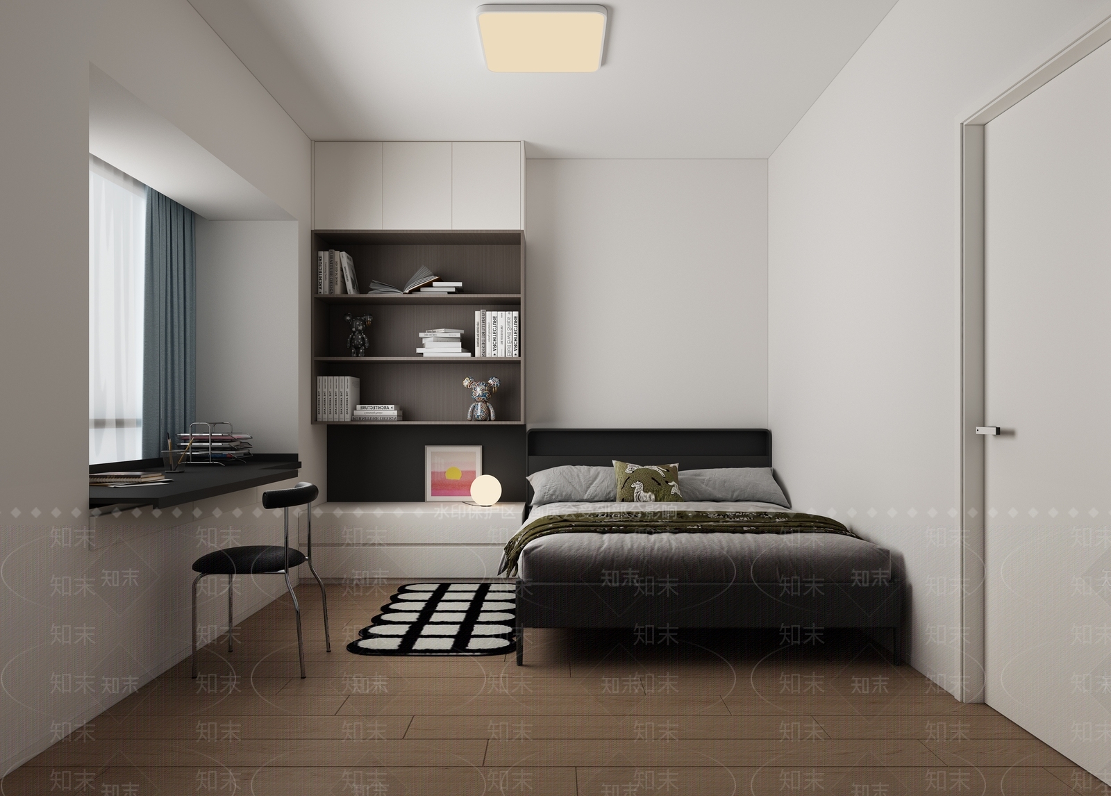 现代中古通用儿童房3D模型下载【ID:1178790302】