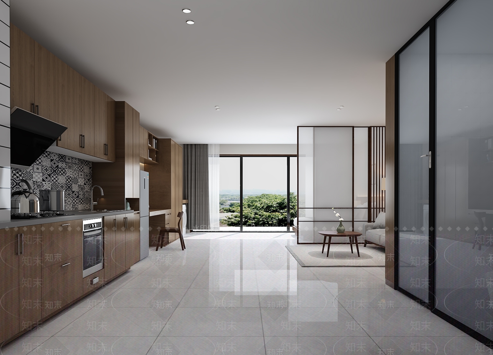 现代公寓3D模型下载【ID:1178793978】