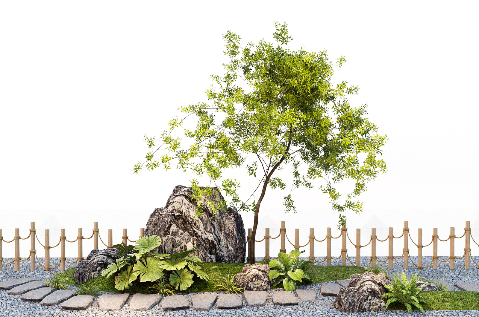 植物组合SU模型下载【ID:1178795765】