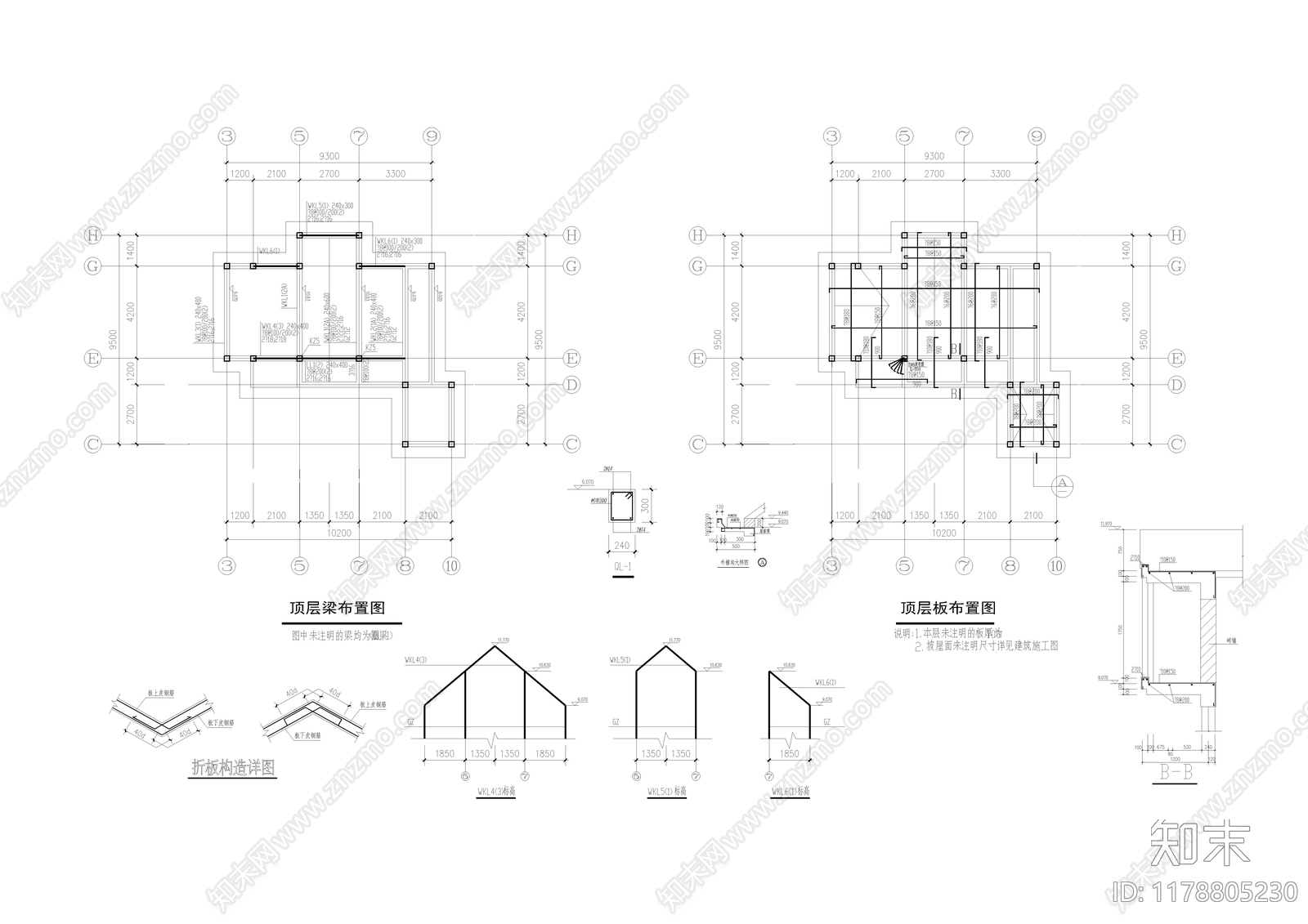 建筑平面图施工图下载【ID:1178805230】