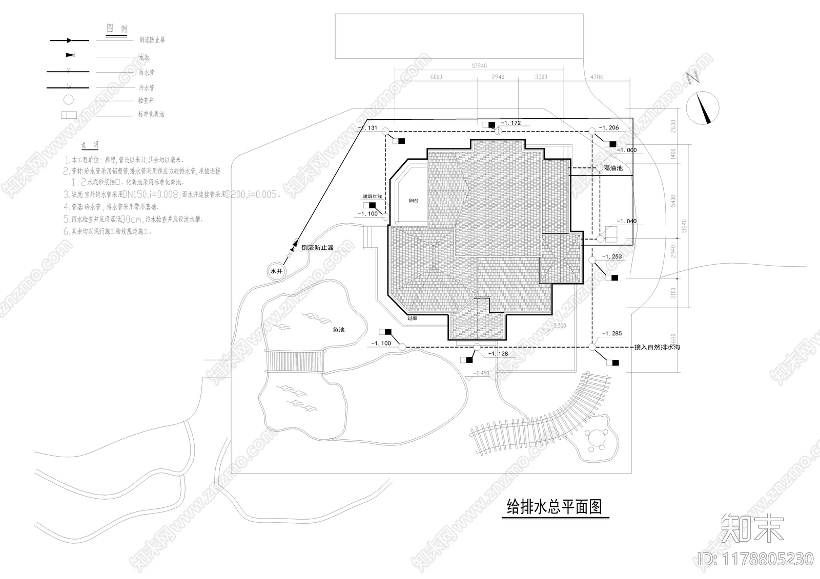 建筑平面图施工图下载【ID:1178805230】