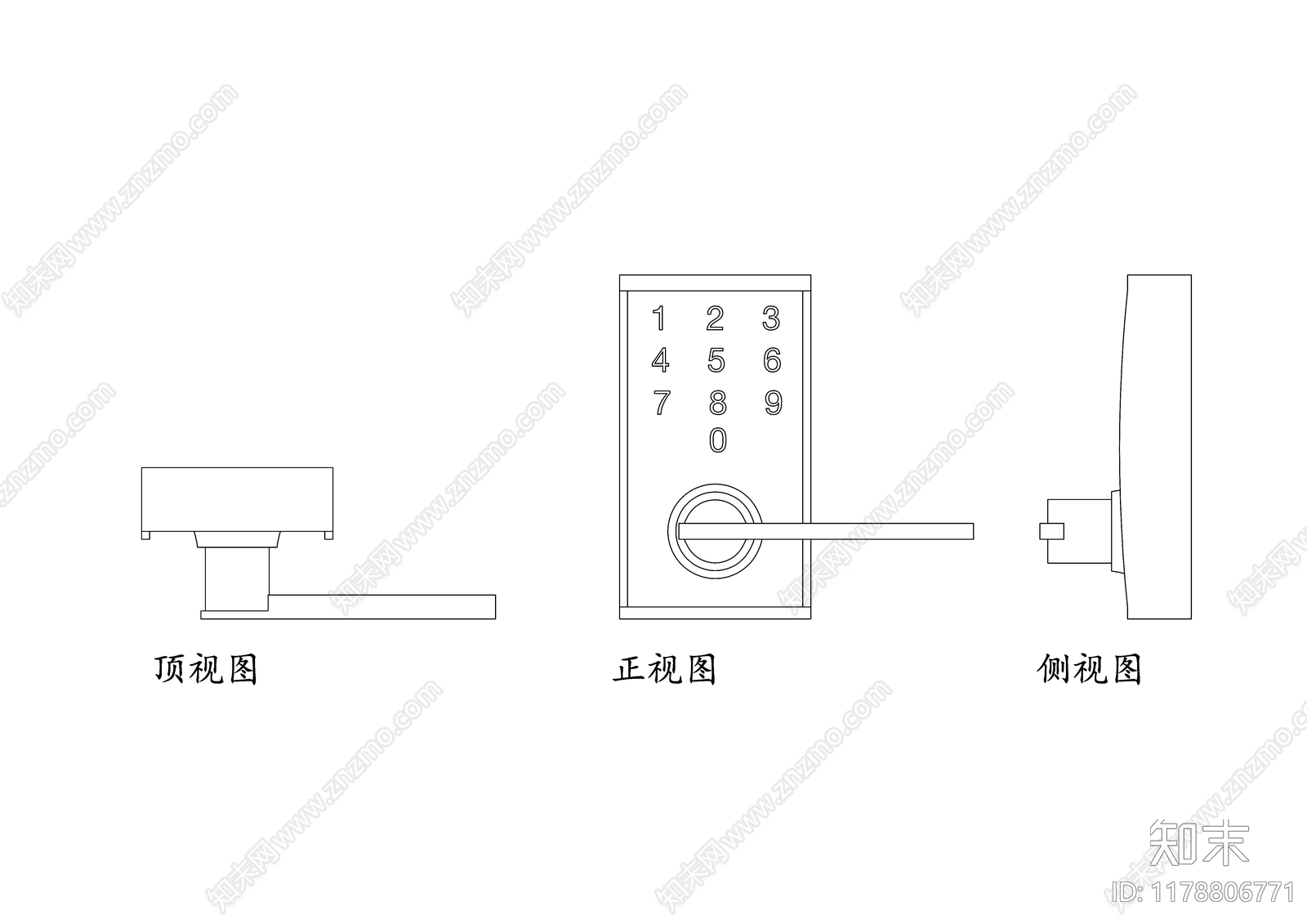 现代五金管件cad施工图下载【ID:1178806771】