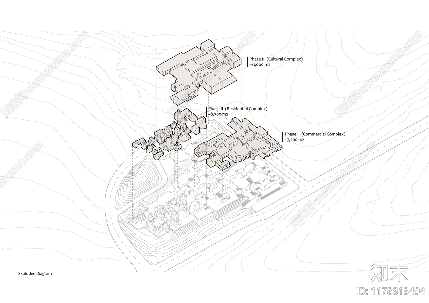 现代展馆建筑下载【ID:1178813494】