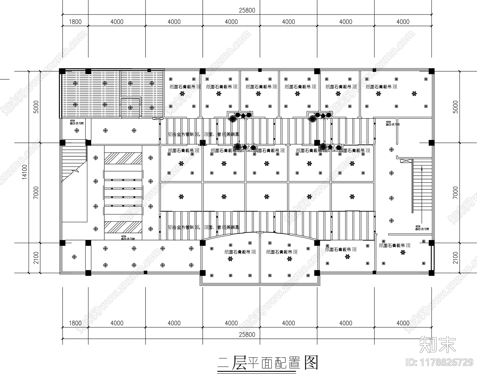 中式茶馆cad施工图下载【ID:1178826729】