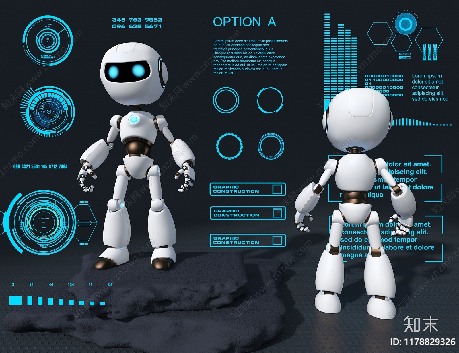 现代美陈3D模型下载【ID:1178829326】