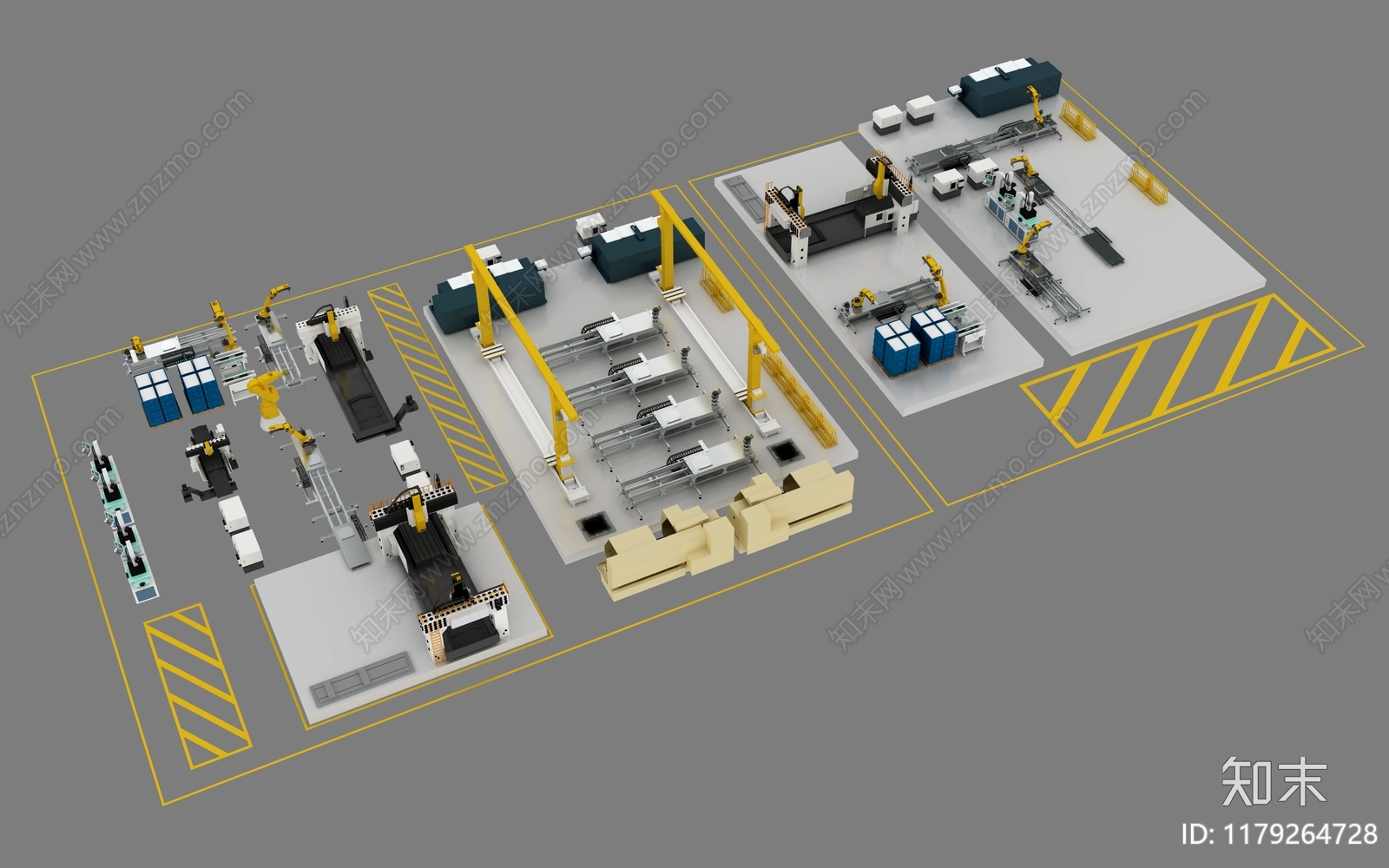 现代新中式其他商业空间3D模型下载【ID:1179264728】