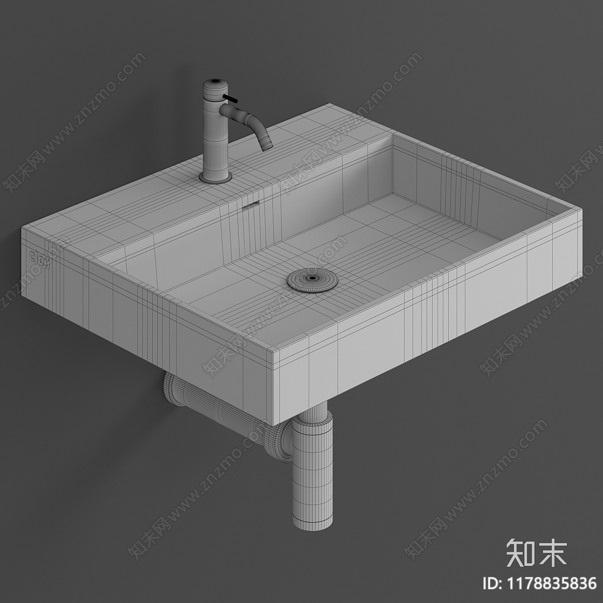 台盆3D模型下载【ID:1178835836】