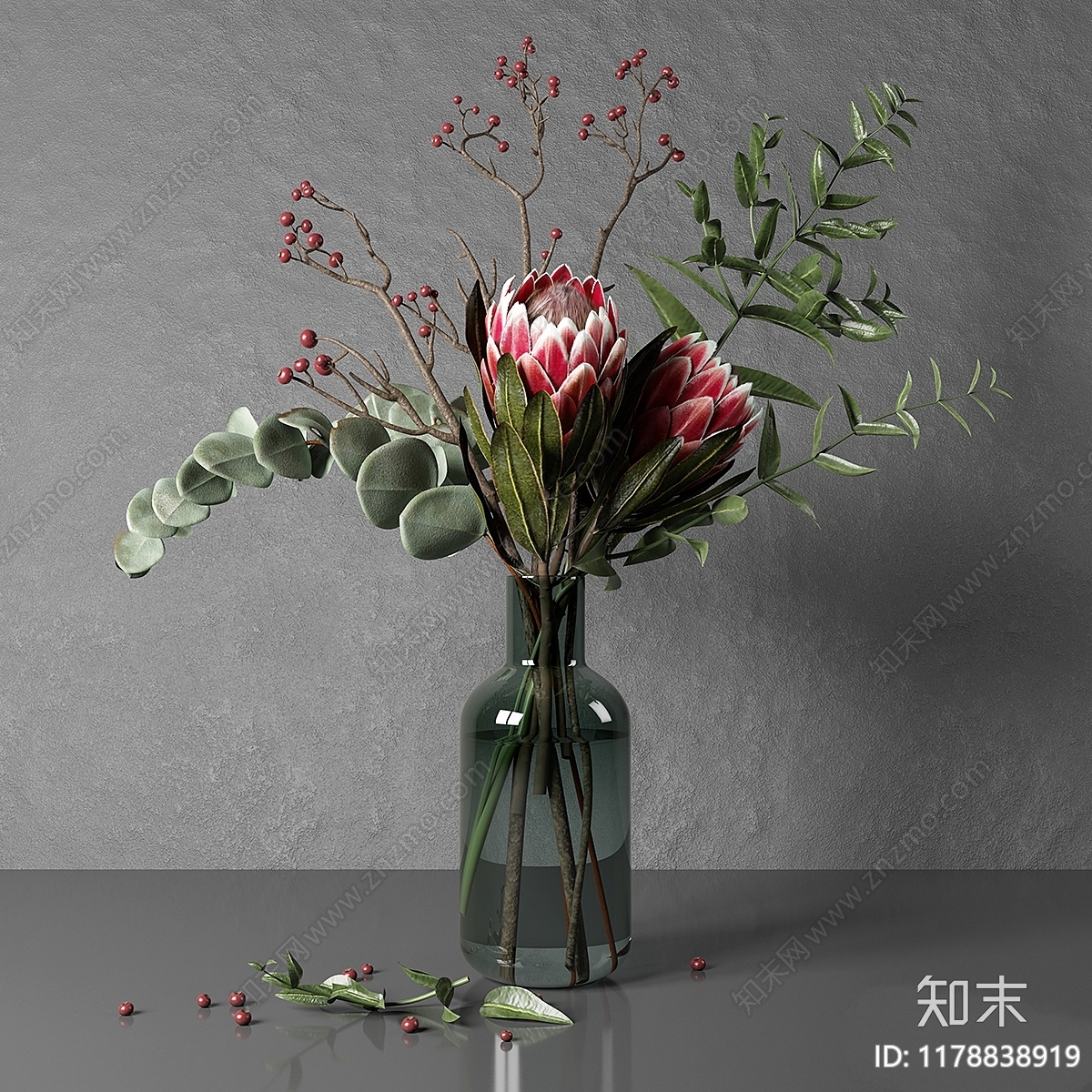 花艺3D模型下载【ID:1178838919】