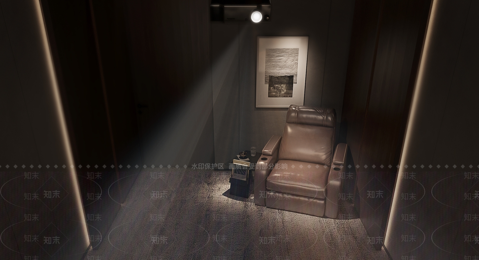 现代影音室3D模型下载【ID:1178846830】