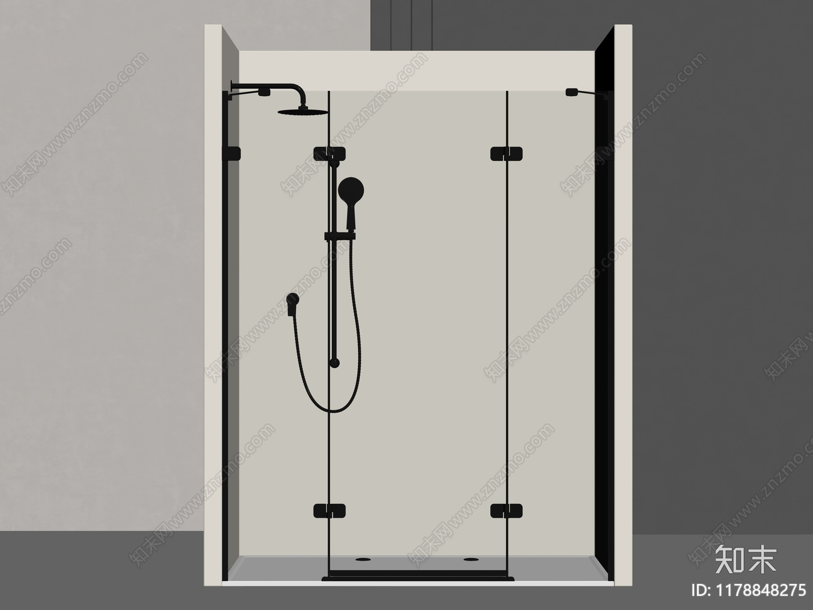 淋浴间SU模型下载【ID:1178848275】