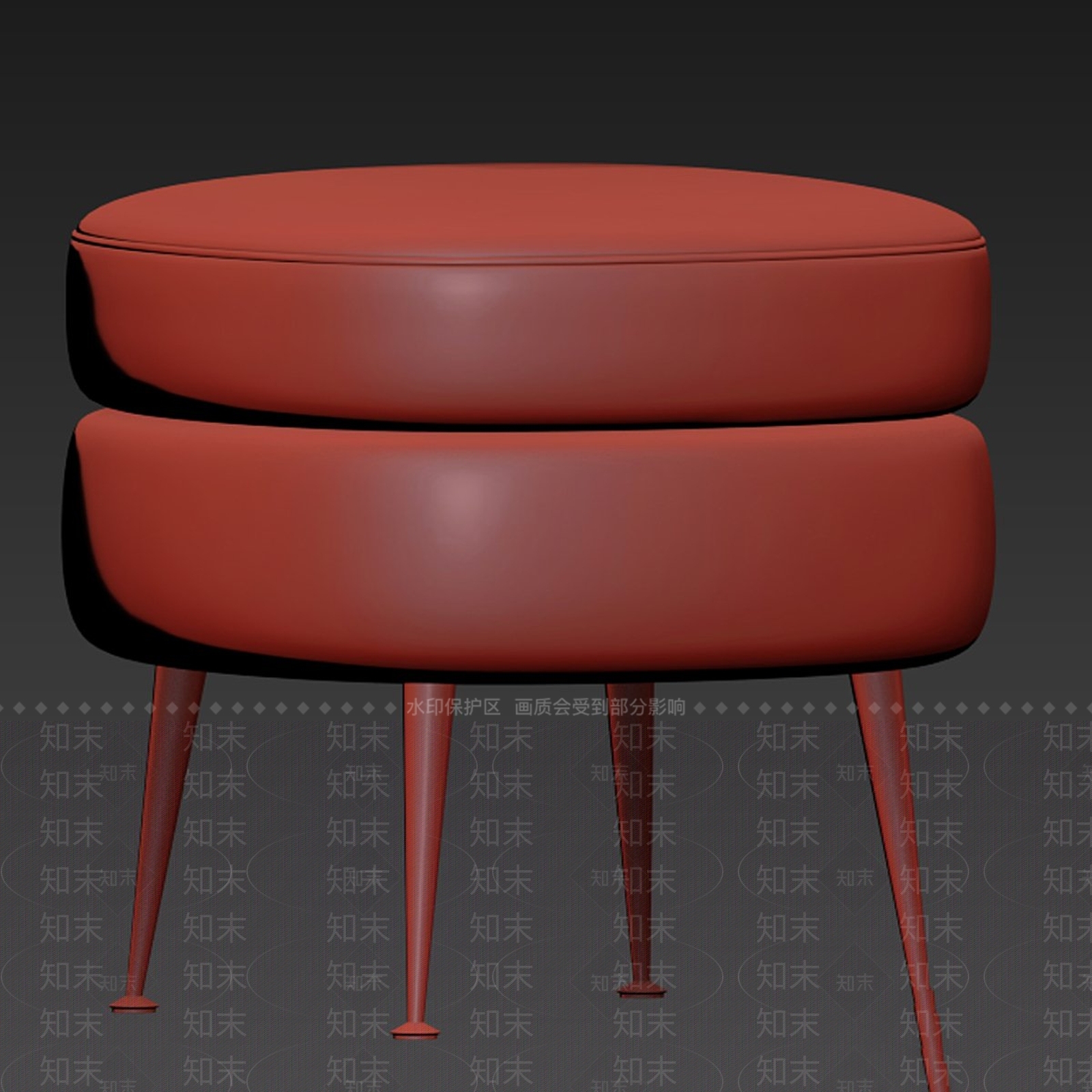 沙发凳3D模型下载【ID:1178848730】