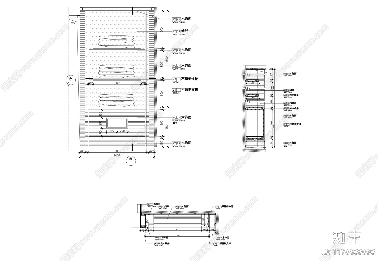 现代家具节点详图cad施工图下载【ID:1178868096】