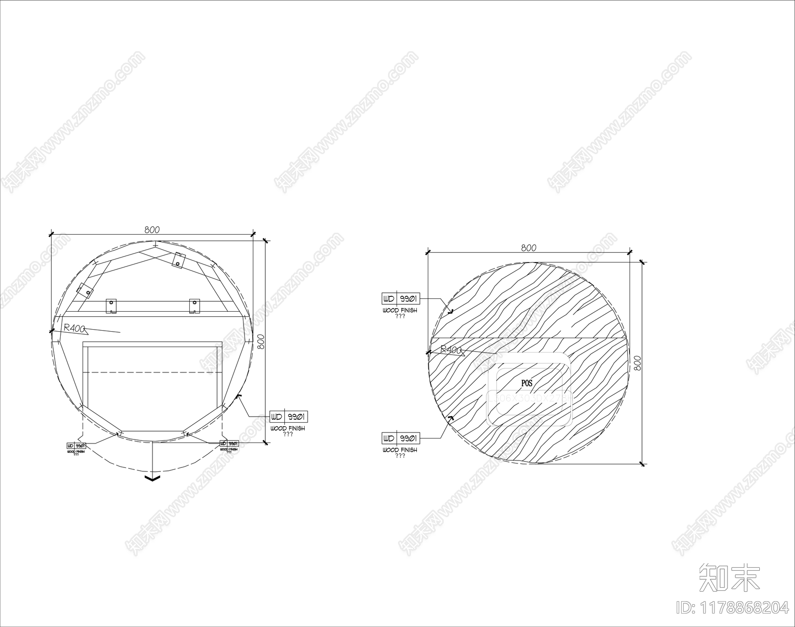 现代家具节点详图cad施工图下载【ID:1178868204】