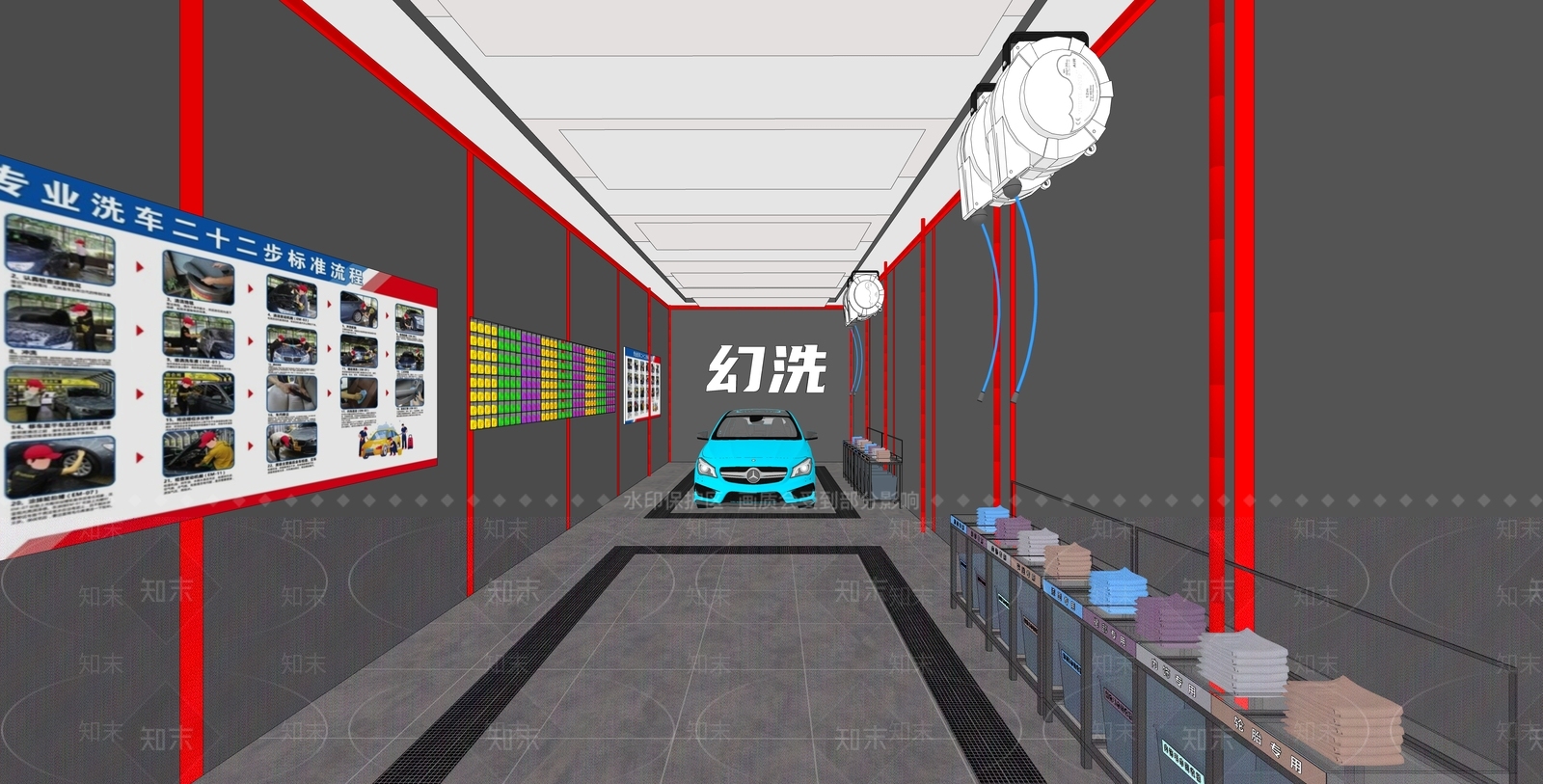 现代汽车4S店SU模型下载【ID:1178870085】