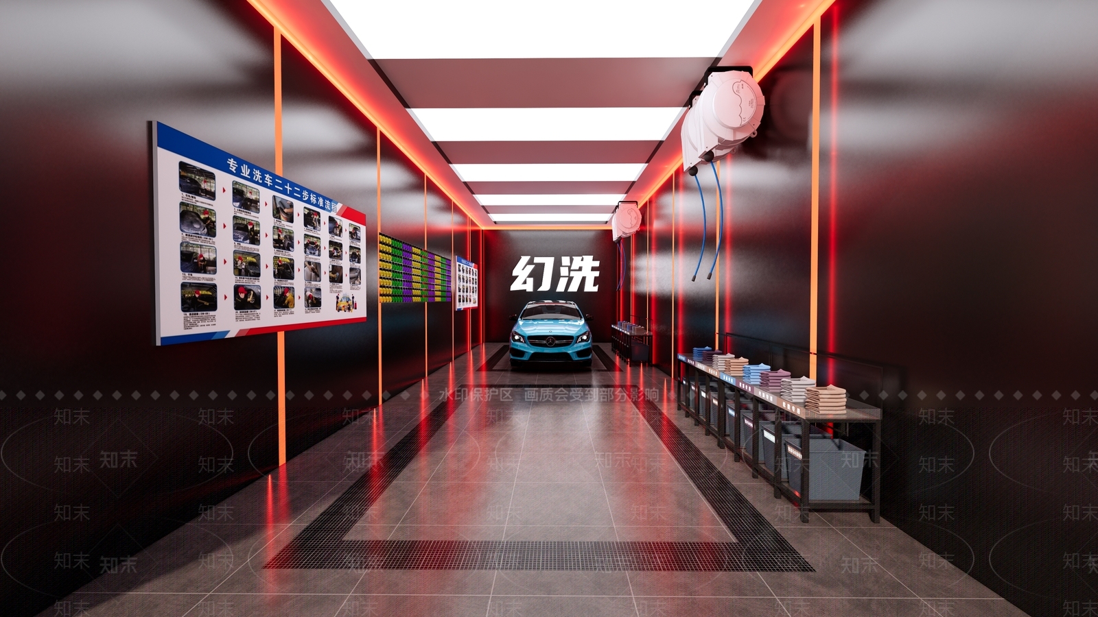 现代汽车4S店SU模型下载【ID:1178870085】