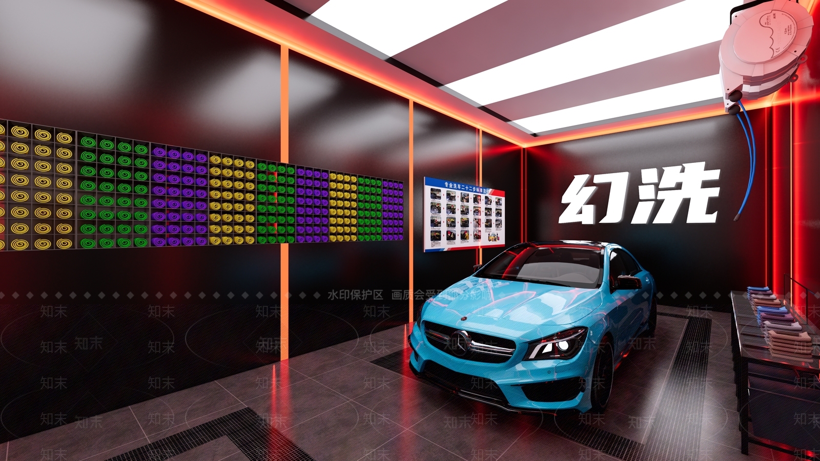 现代汽车4S店SU模型下载【ID:1178870085】