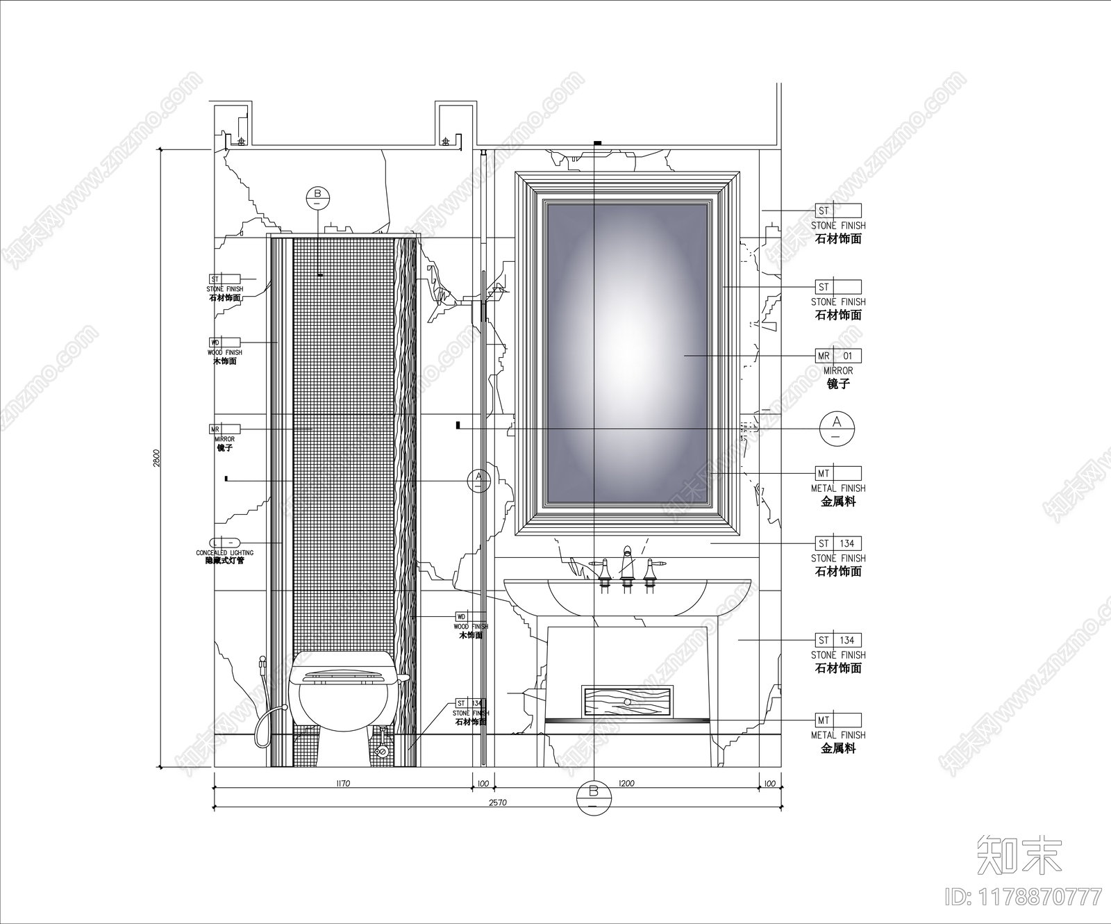 现代家具节点详图cad施工图下载【ID:1178870777】