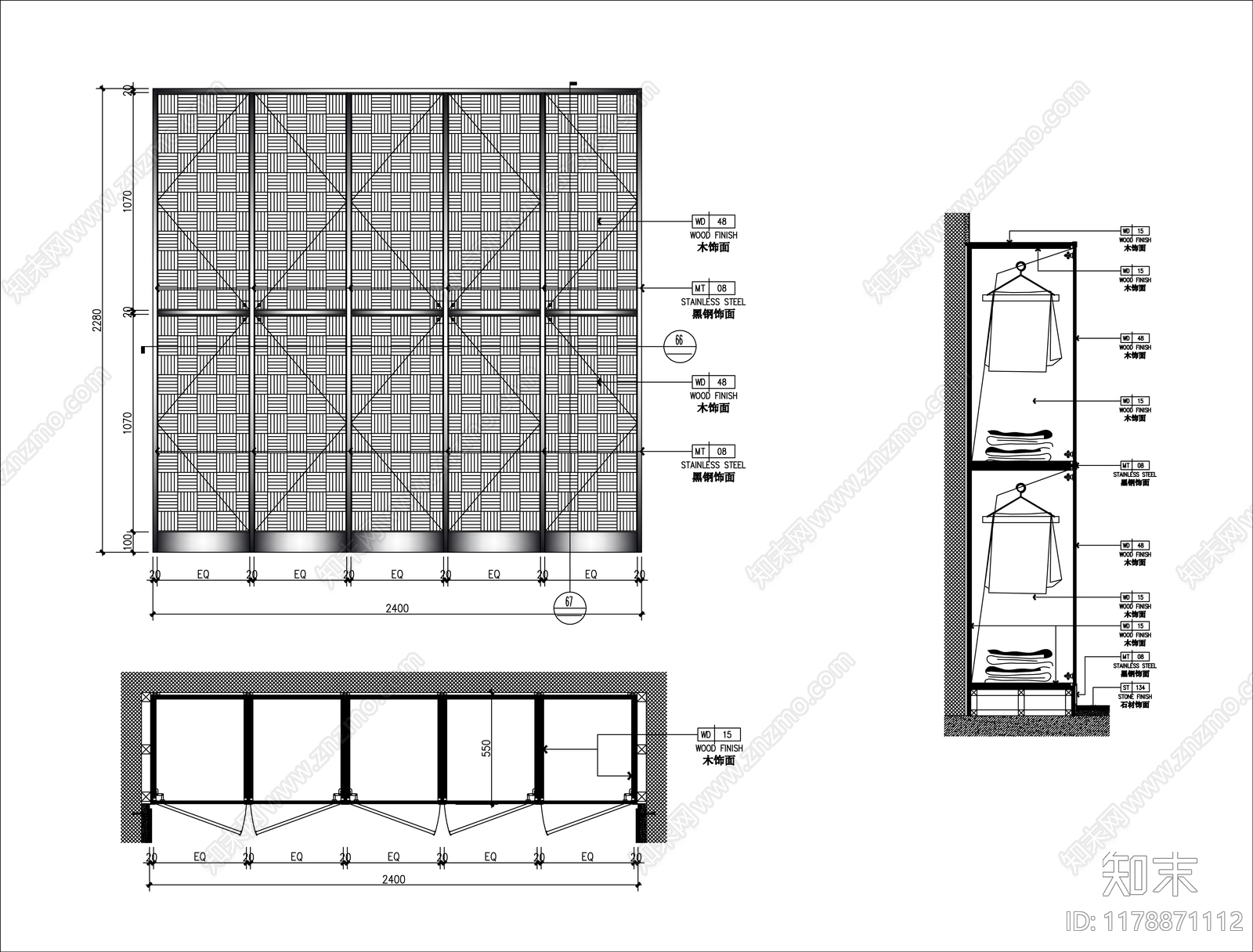 现代家具节点详图cad施工图下载【ID:1178871112】