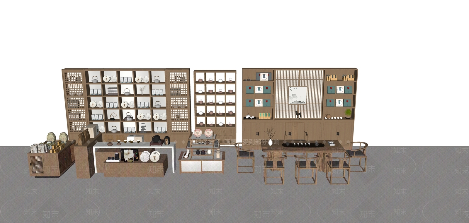 茶具SU模型下载【ID:1178892719】