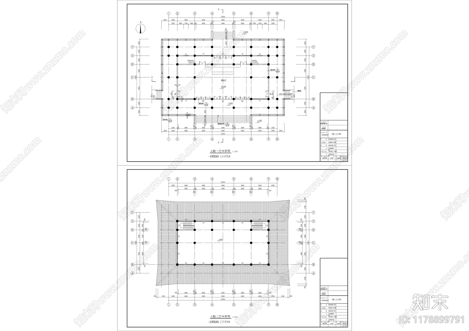 中式古建施工图下载【ID:1178899791】