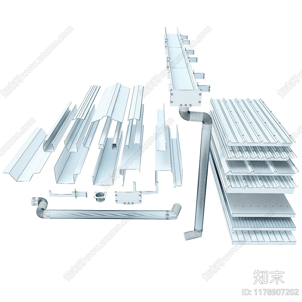 其他局部构件3D模型下载【ID:1178907202】