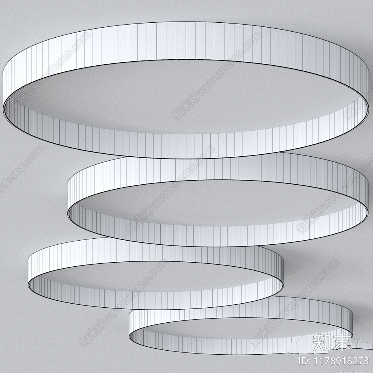 吸顶灯3D模型下载【ID:1178918273】