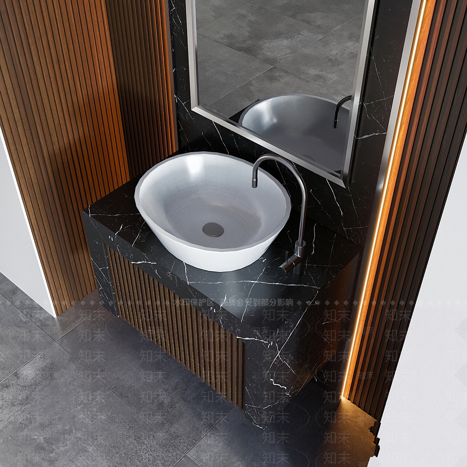 洗手台3D模型下载【ID:1178935298】