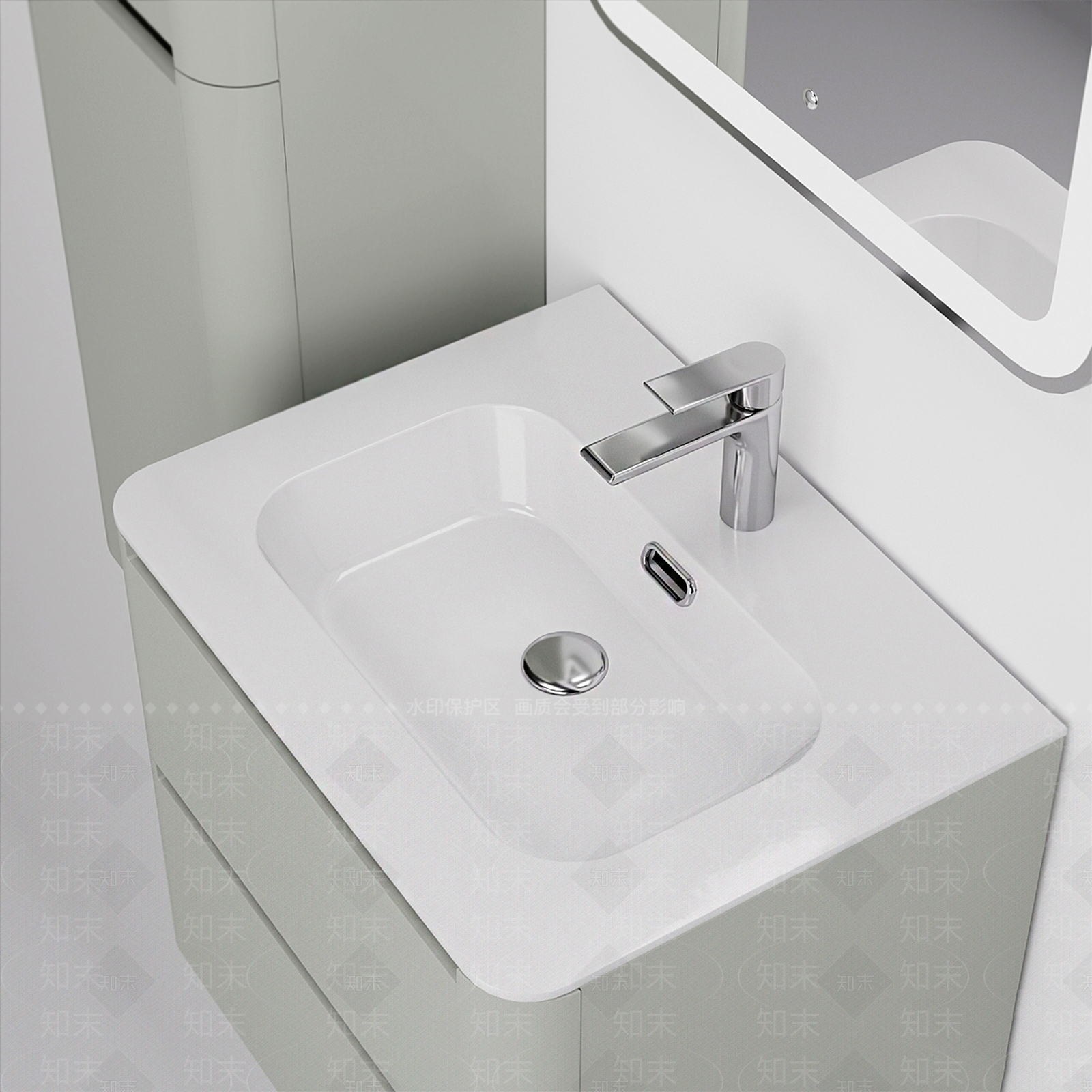 洗手台3D模型下载【ID:1178940793】